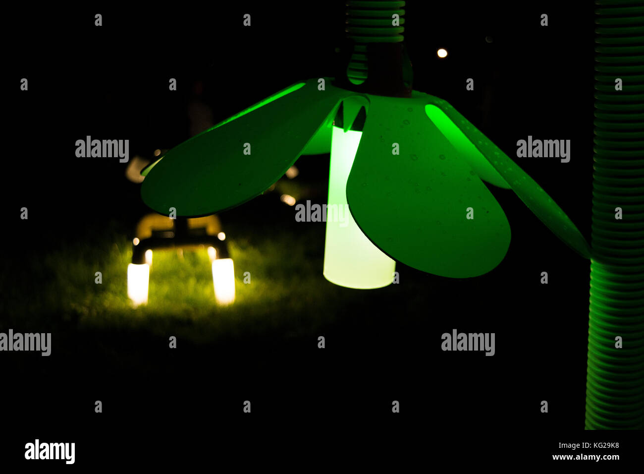 Installazione di oZoo arte presentano al Bella Skyway Festival 2017 a Torun, Polonia. Foto Stock