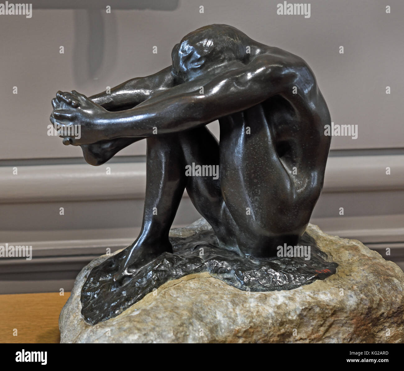 Disperazione 1903 François Auguste René Rodin 1840 -1917 ( noto come Auguste Rodin ) è stato uno scultore francese, Parigi Francia francese. ( Rodin più originale lavoro partì da temi tradizionali della mitologia e allegoria, modellato il corpo umano con realismo e celebrato il carattere individuale e la fisicità). Foto Stock