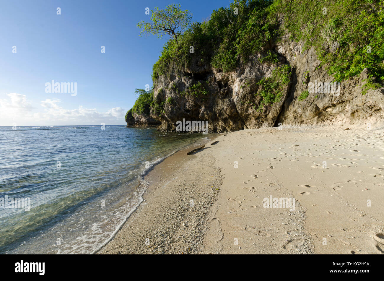 Spiaggia di sabbia, HI, Niue, South Pacific Oceania Foto Stock