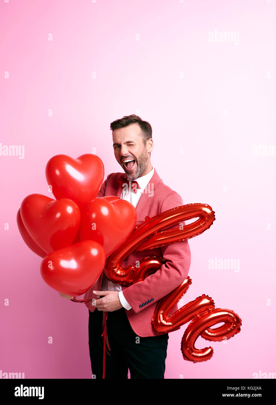 Il giorno di san valentino è un buon momento per flirtare Foto Stock