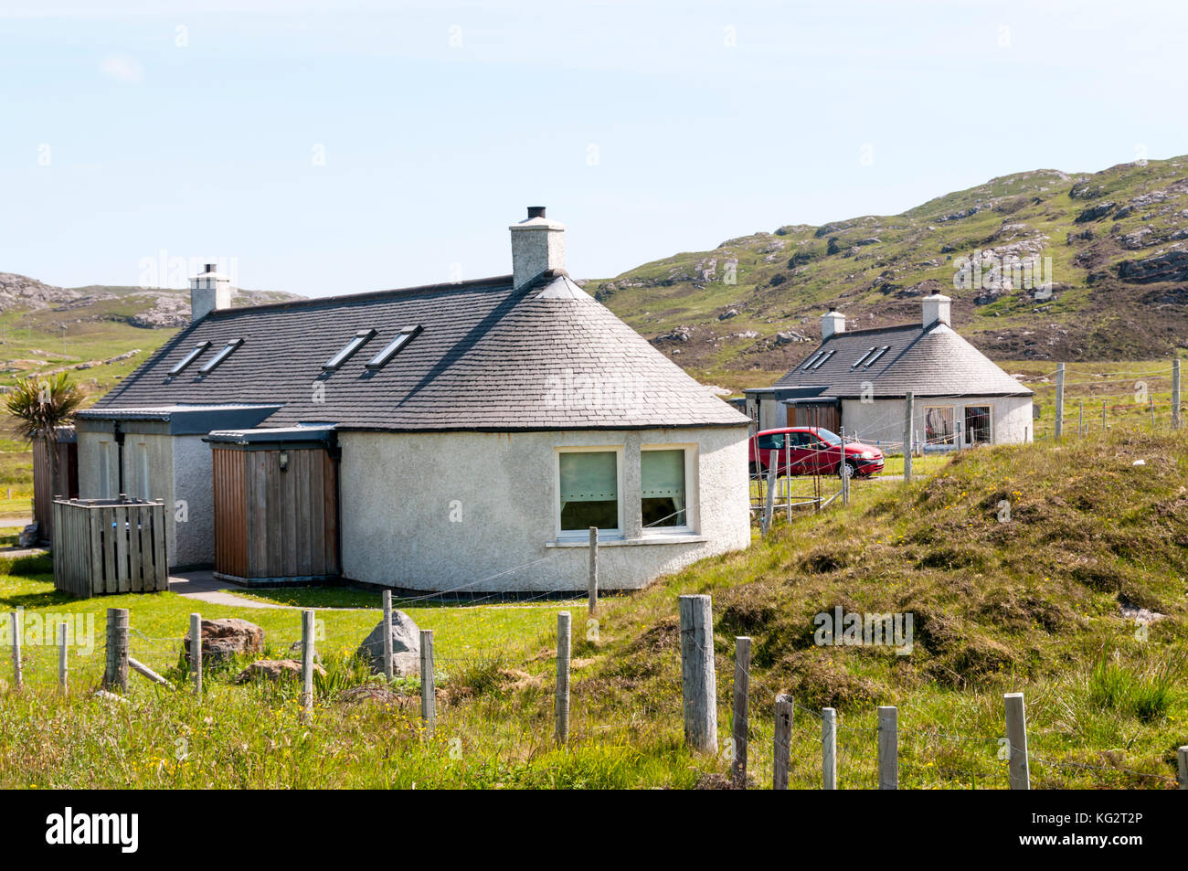 Queste case per la barra & vatersay housing association da Benjamin tindall architetti ricevuto una fiducia civica encomio nel 2003 Foto Stock Queste case per la barra & vatersay housing association da Benjamin tindall architetti ricevuto una fiducia civica encomio nel 2003 Foto Stock