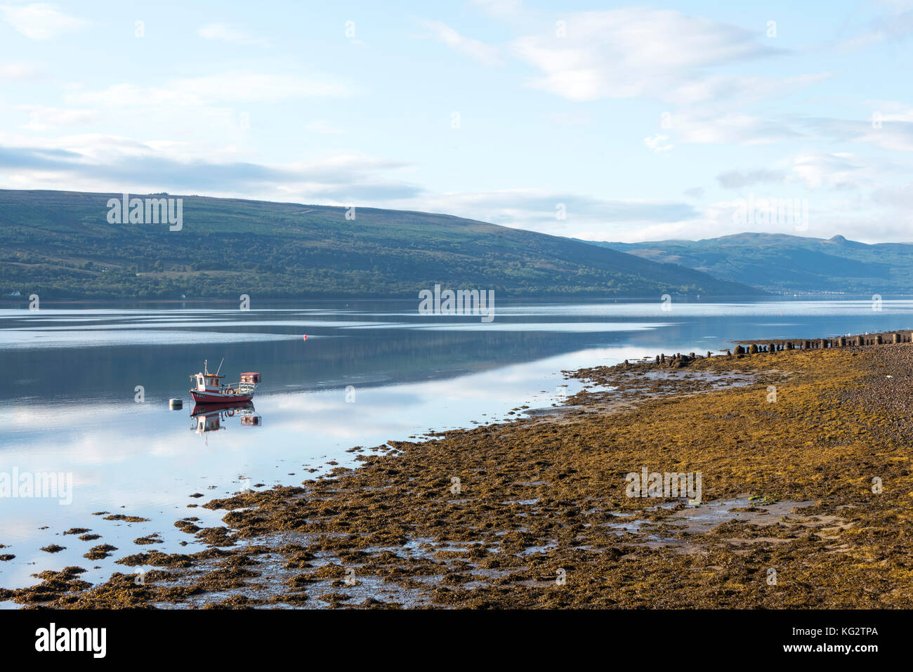 La mattina presto su Loch Fyne, Inveraray. Foto Stock