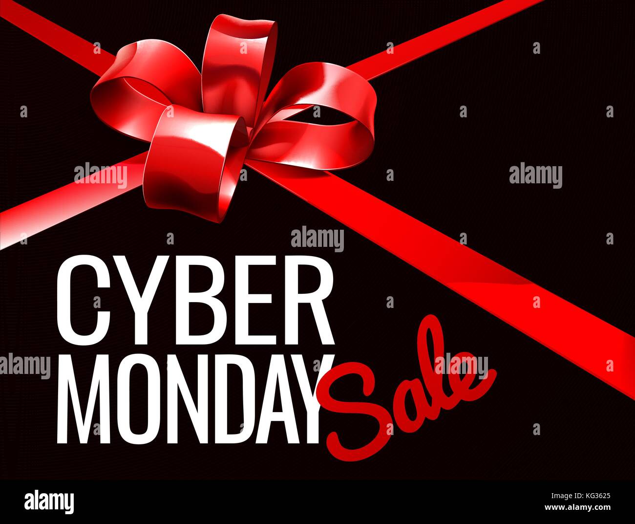 Cartello di vendita Cyber Monday Illustrazione Vettoriale
