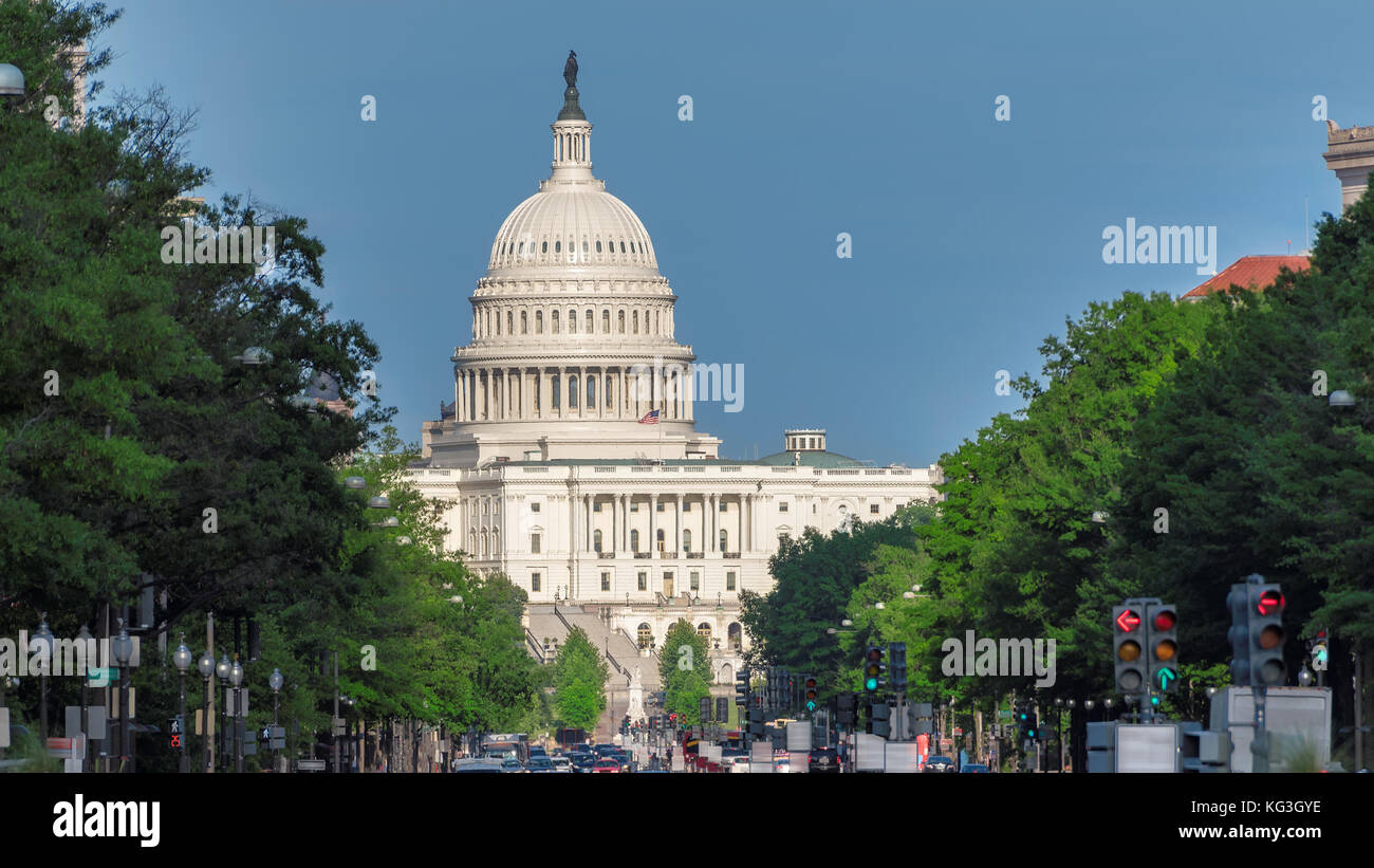 Noi Capitol Building a giornata di sole - Washington dc stati uniti Foto Stock