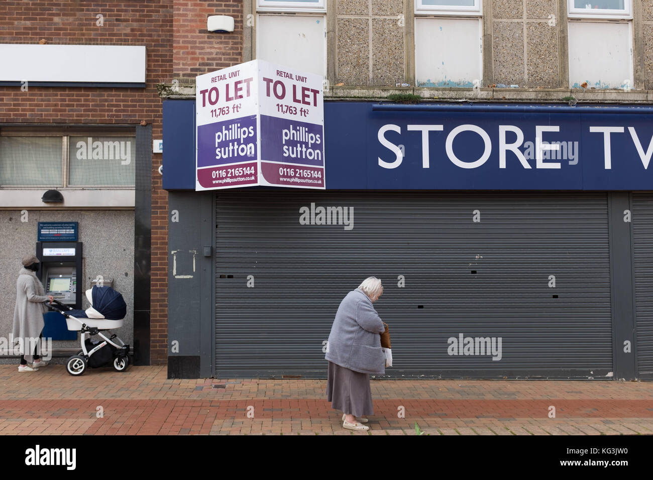 Molash Town Center, Warwickshire Foto Stock