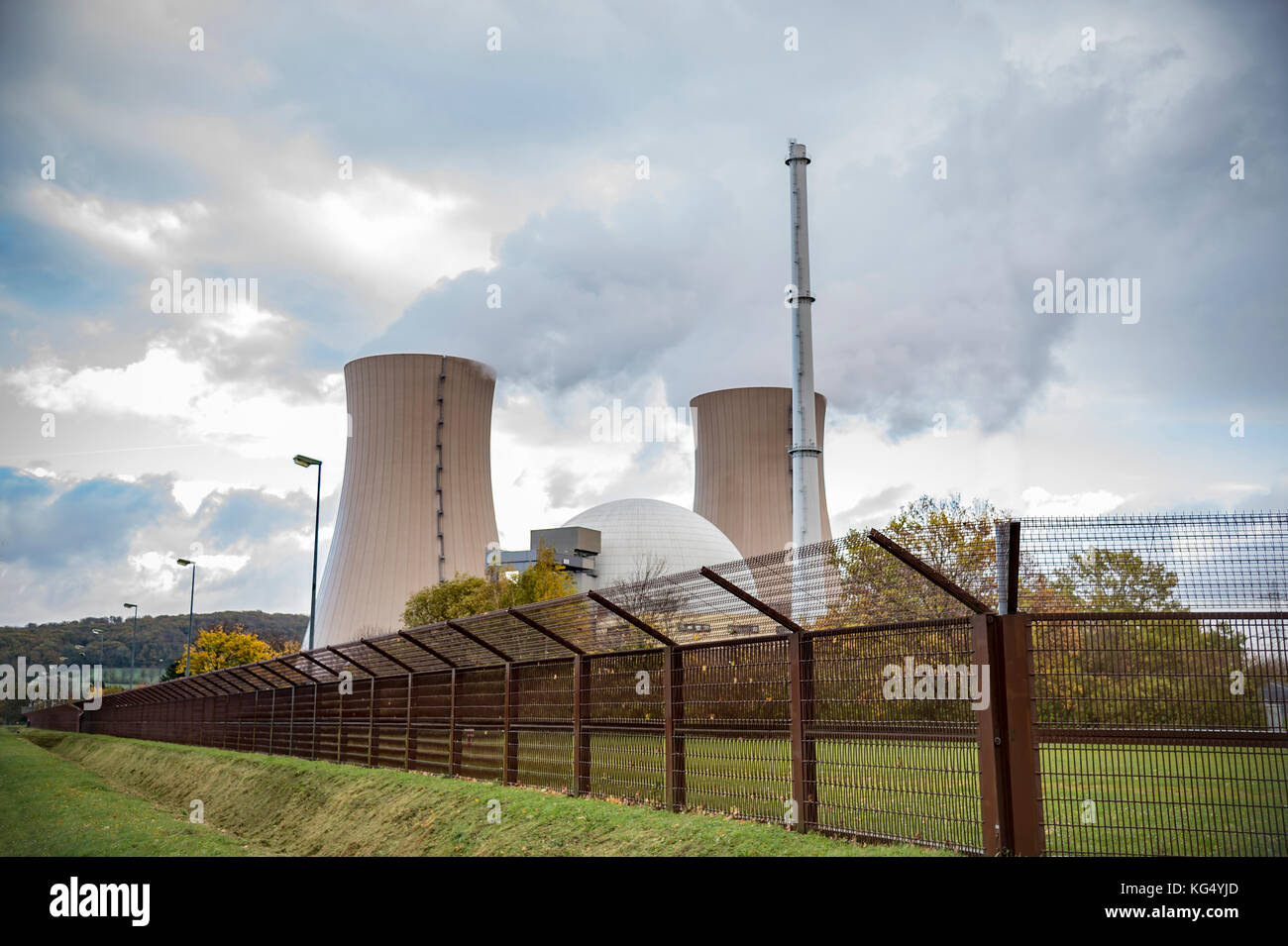 Produzione di energia con il nucleare Foto Stock