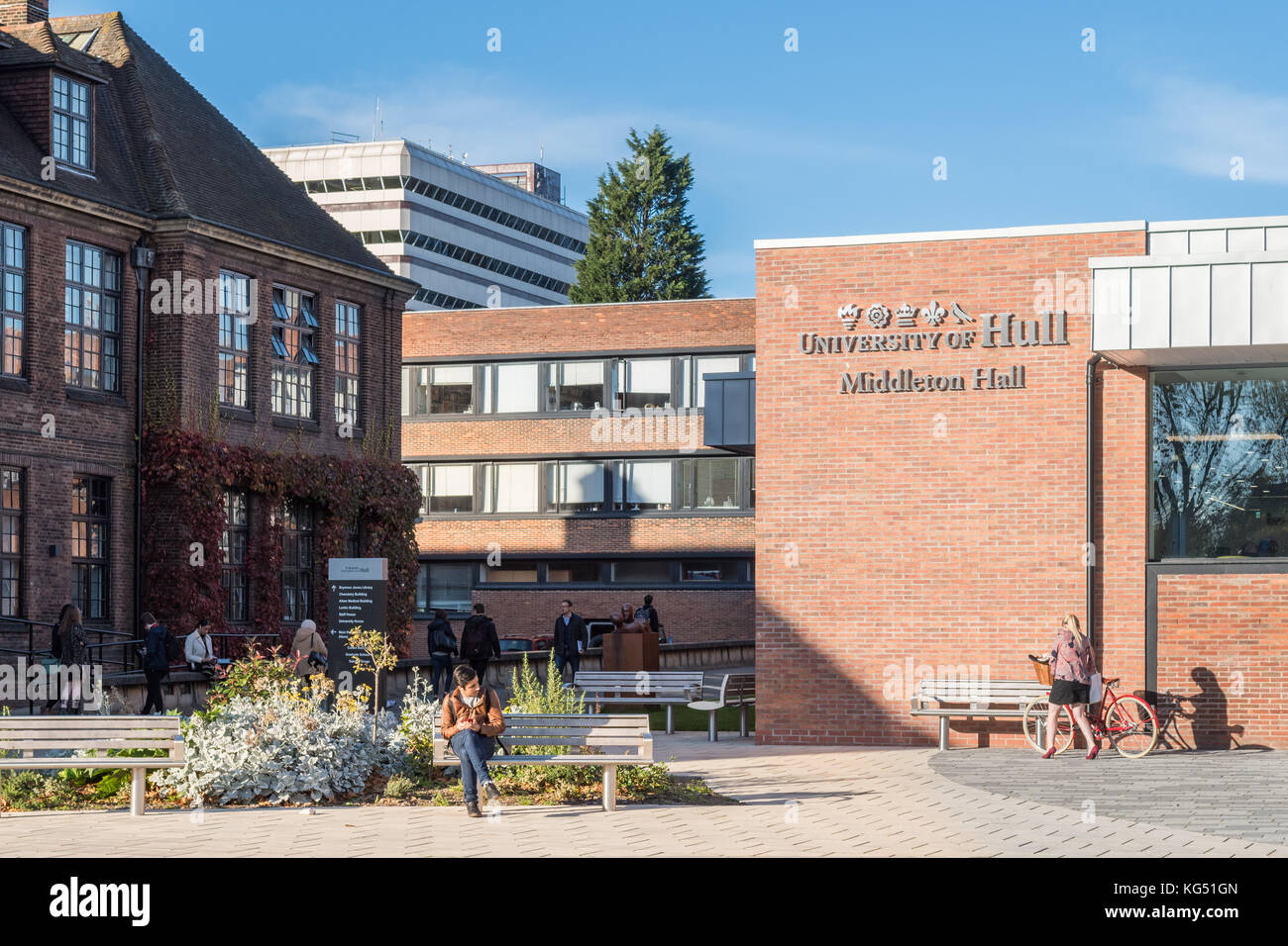 Università di Hull Kingston upon Hull, England, Regno Unito Foto Stock