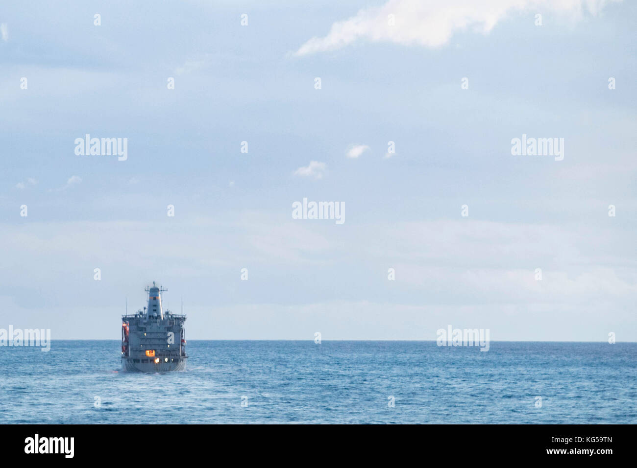 US Navy fornitura nave USNS Laramie (T-AO 203) Foto Stock