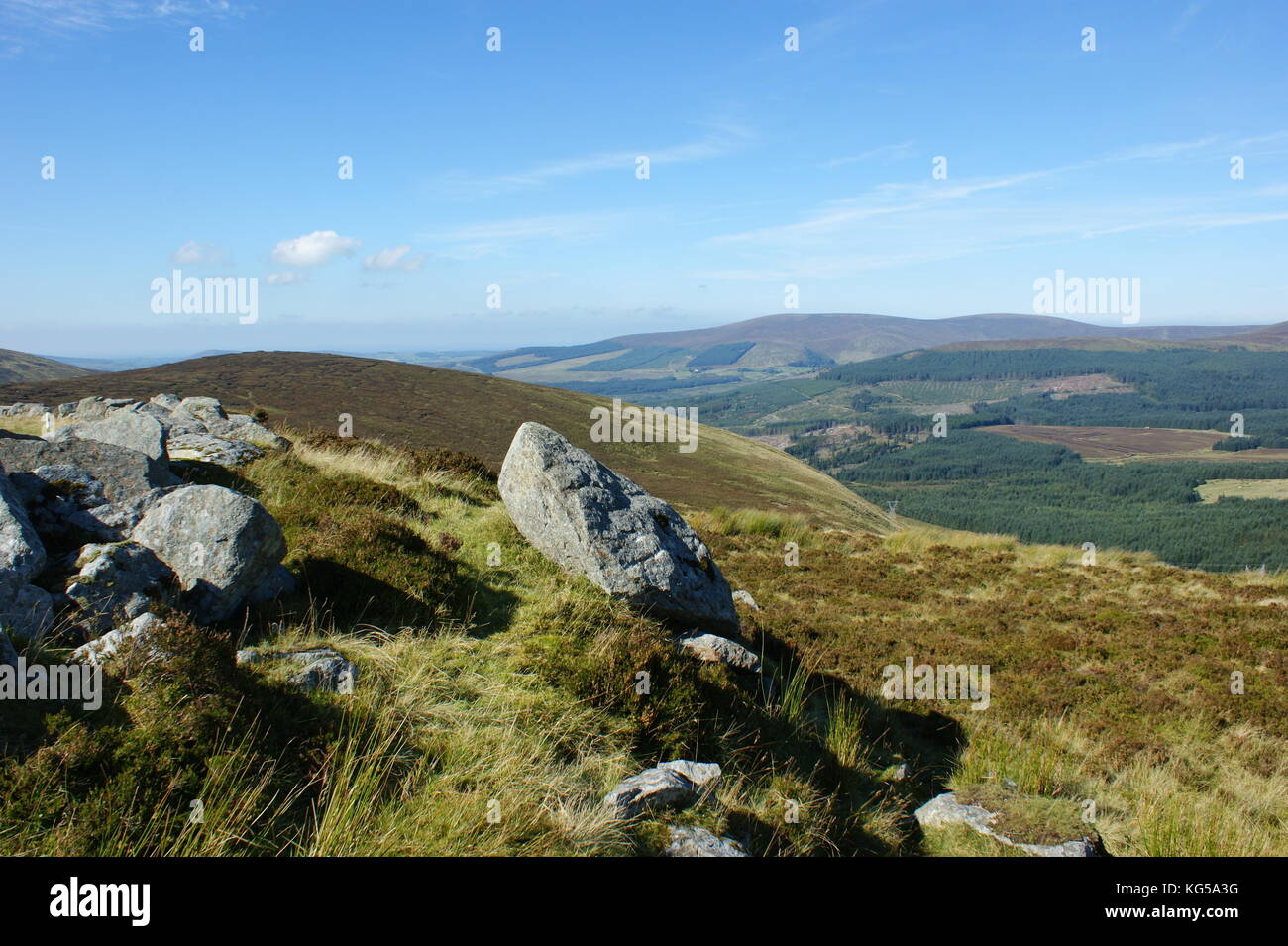 Montagne di Wicklow, Irlanda Foto Stock