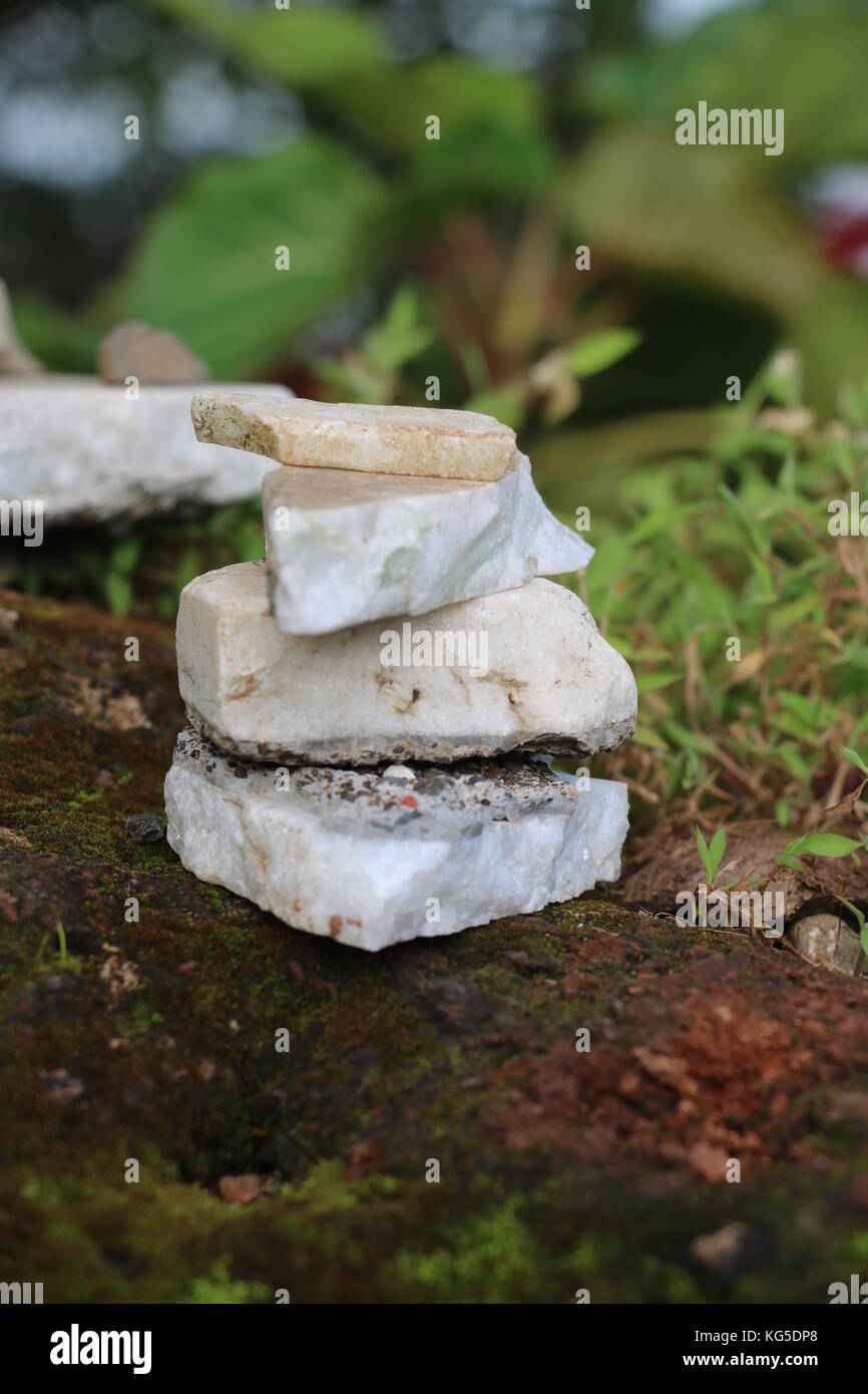 Impilatura di pietra Foto Stock