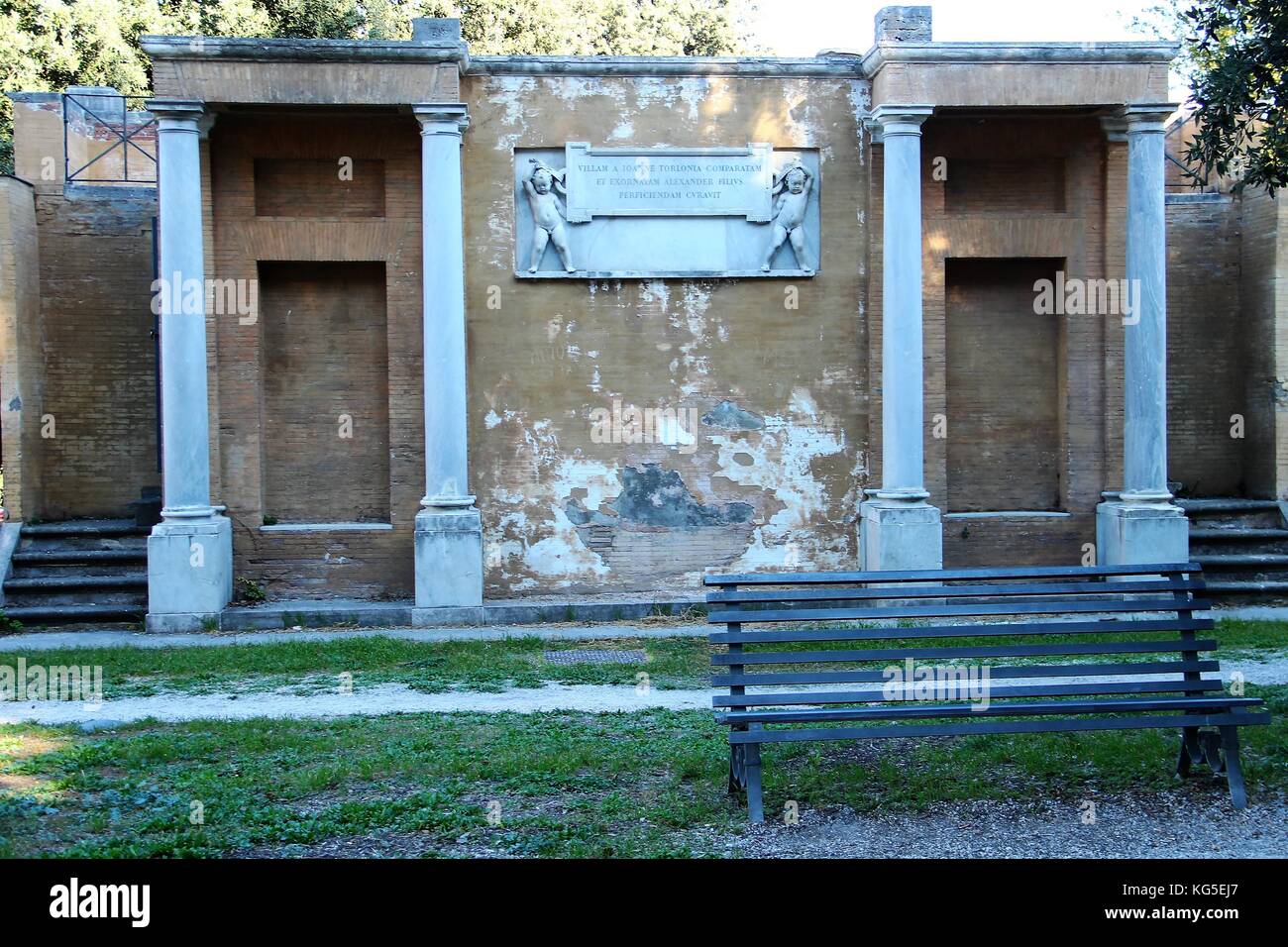 Villa Torlonia a Roma Foto Stock