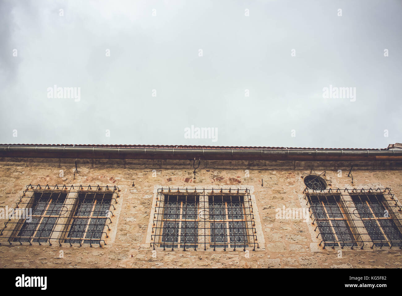 Edificio basso angolo shot Foto Stock