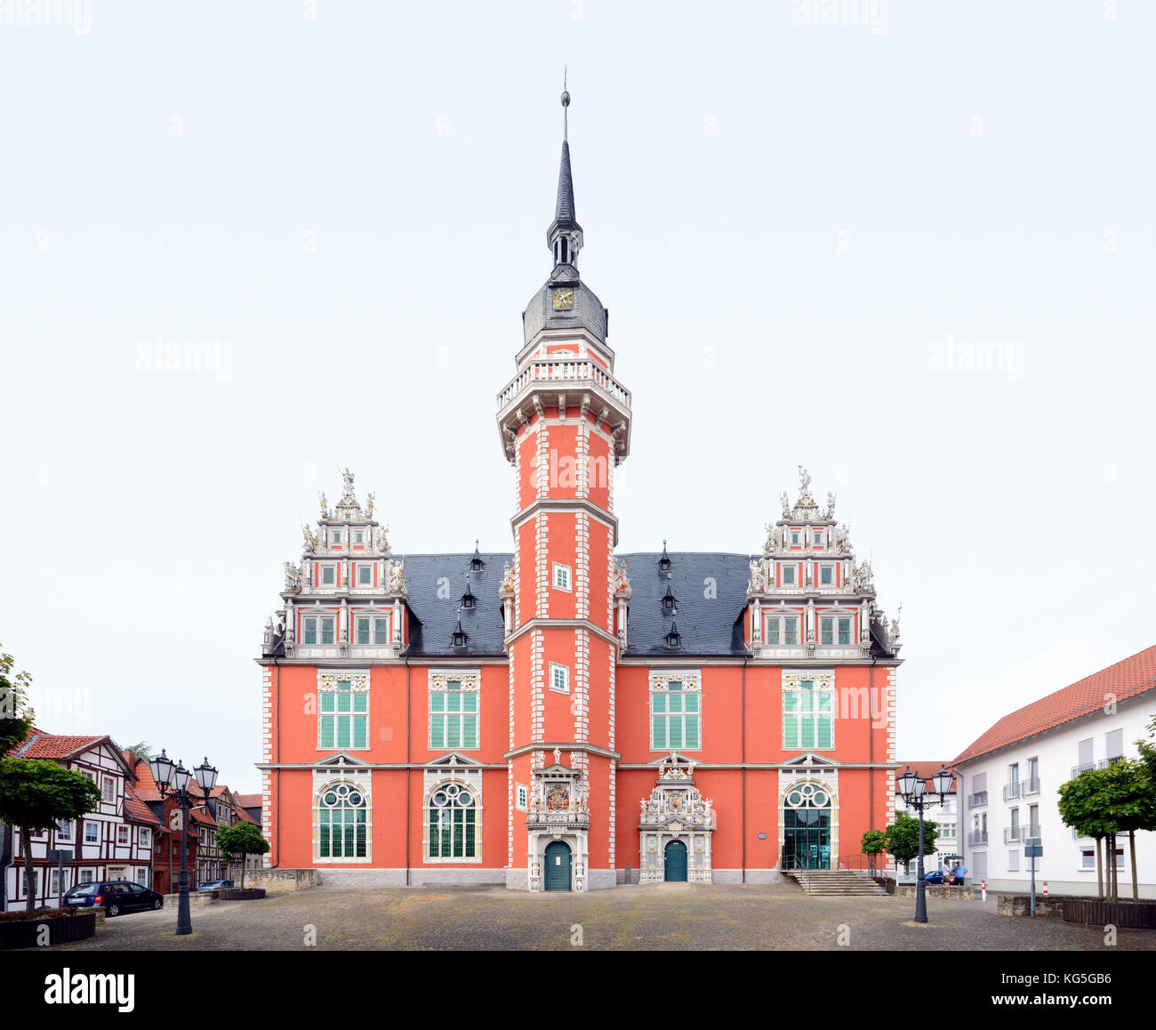Helmstedt, bassa Sassonia, Juleum Novum, edificio della storica Università di Helmstedt della storica Università di Helmstedt. Foto Stock