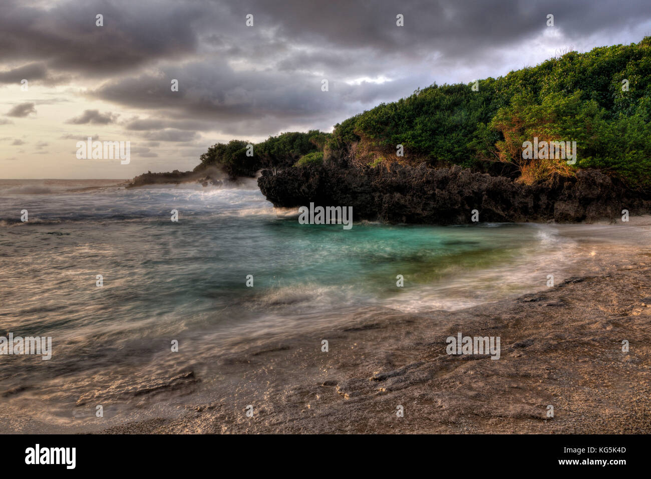 Lily beach, isola Christmas, australia Foto Stock