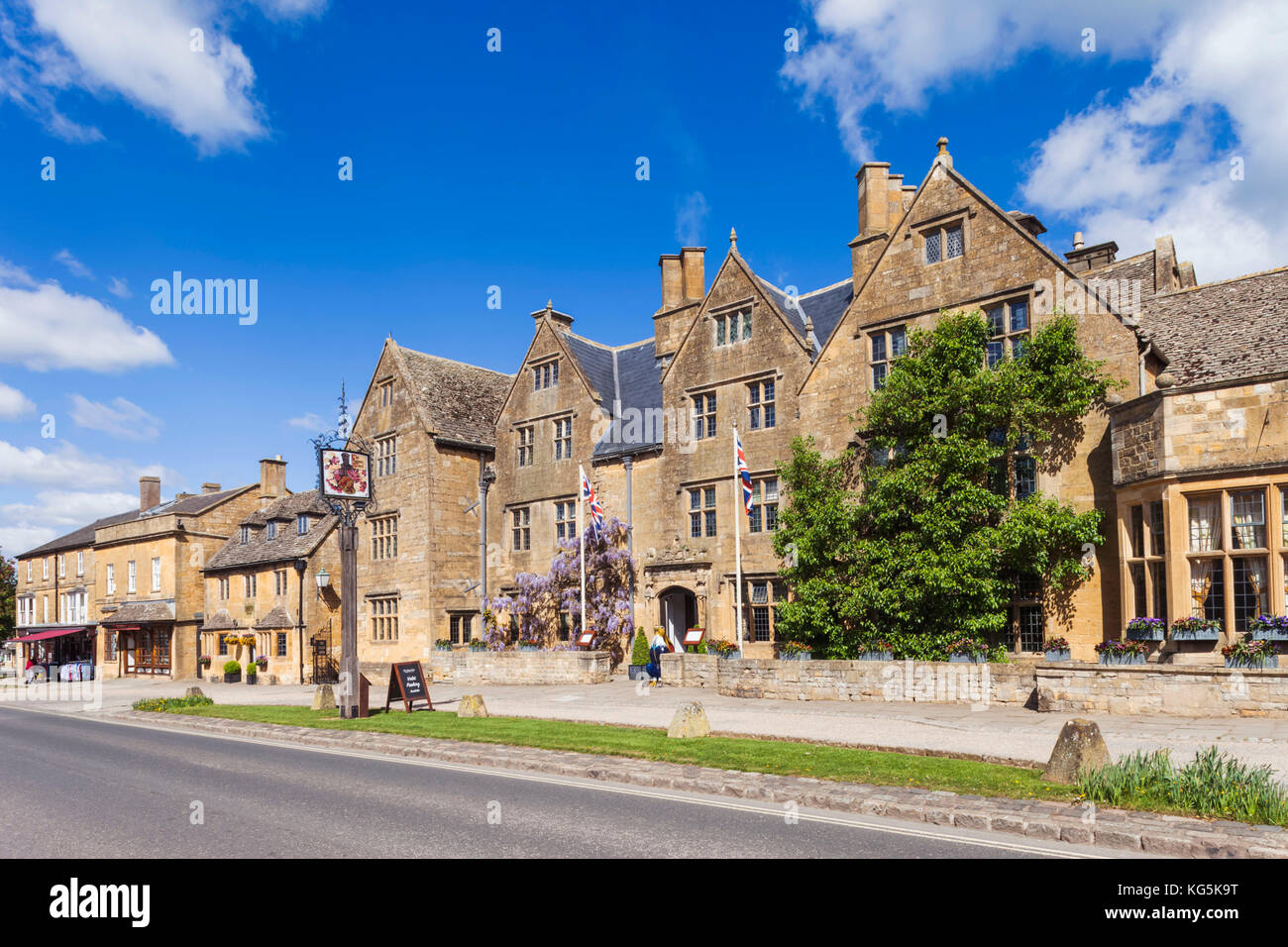 Inghilterra, Cotswolds, worcestershire, Broadway, Lygon Arms Hotel Foto Stock