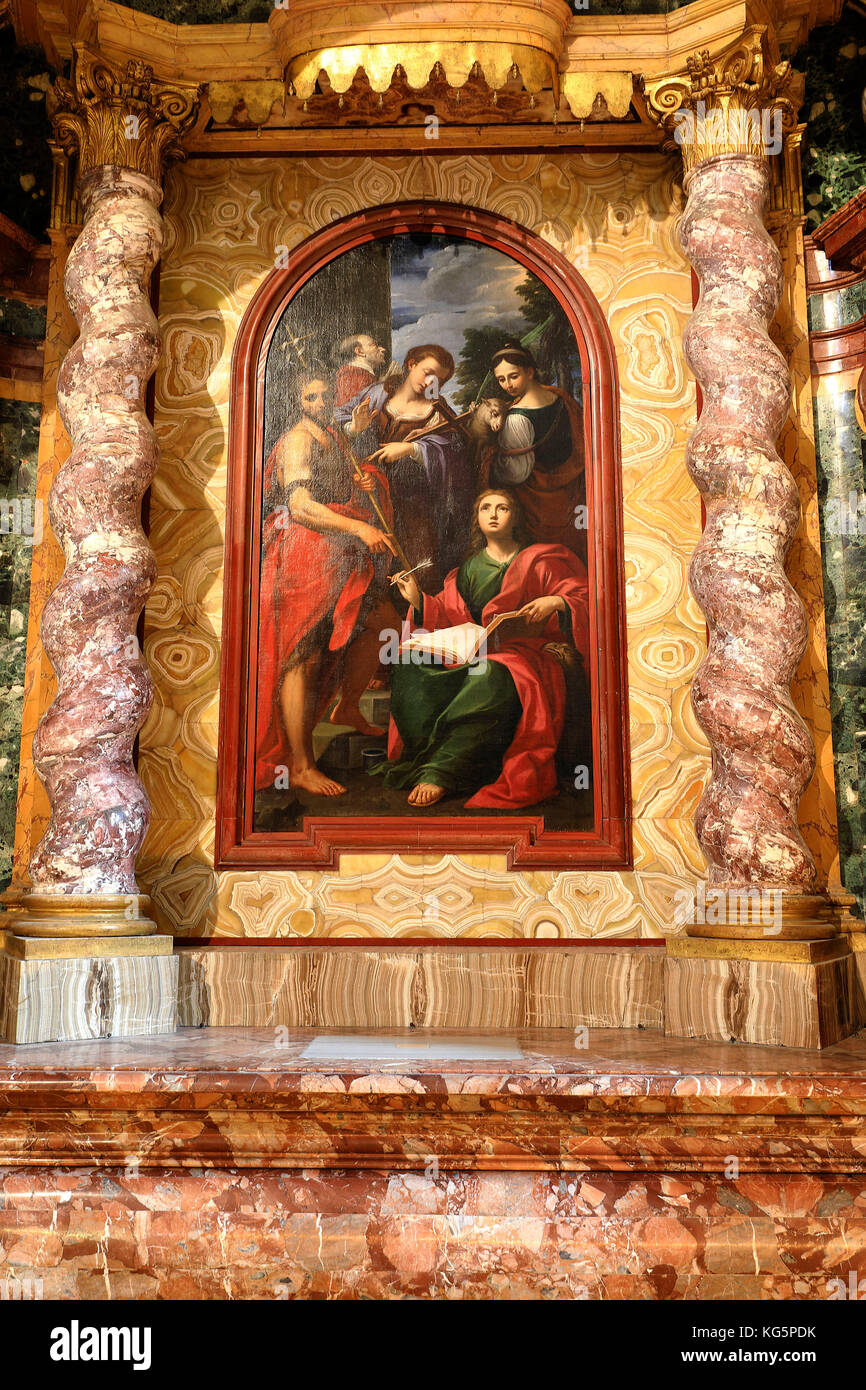 Cappella del Corporale, Cattedrale di Orvieto, quartiere di Terni, Umbria, Italia Foto Stock