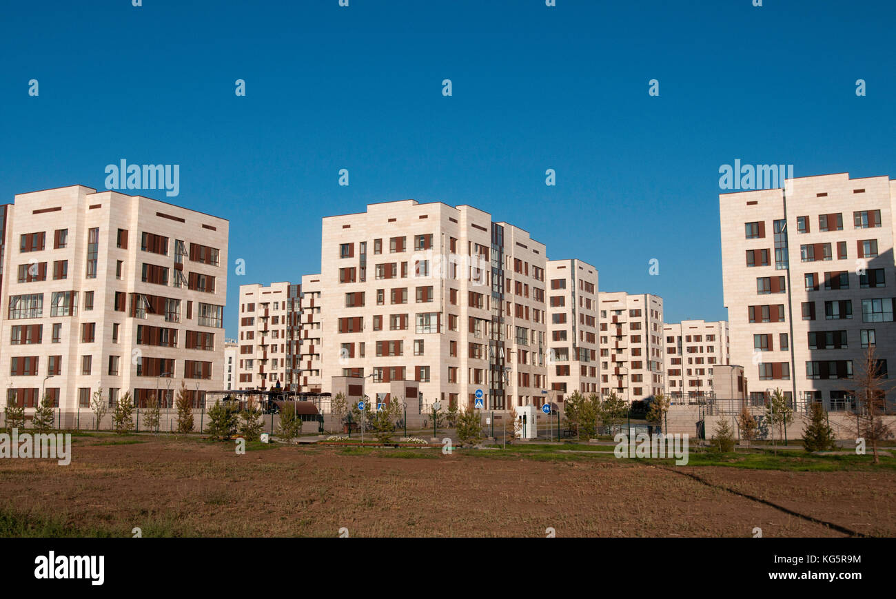 Il nuovo quartiere fieristico in Astana (Kazakhstan) Foto Stock