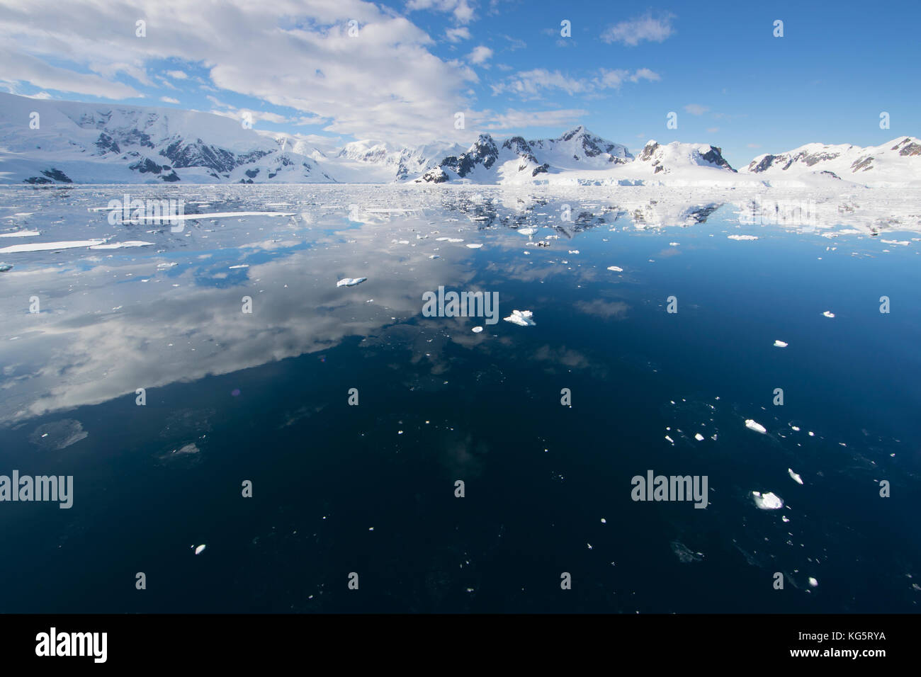 Paesaggi acquatici, Antartide Foto Stock