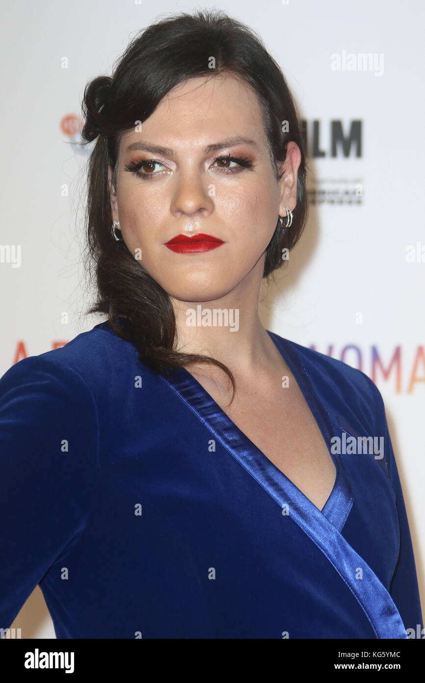 Ottobre 06, 2017 - Daniela Vega frequentando 'una donna fantastica' UK Premiere, Odeon Leicester Square a Londra, Inghilterra, Regno Unito Foto Stock