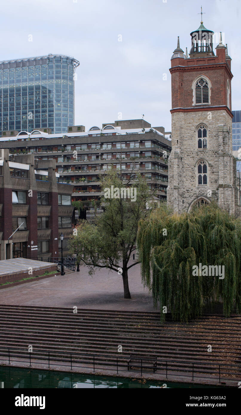 Barbican, Londra, Regno Unito Foto Stock