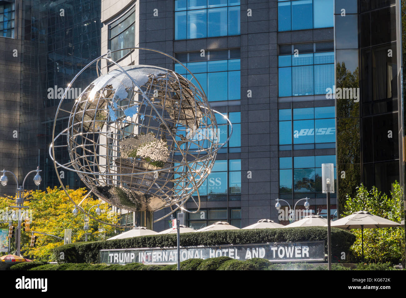 Trump International Hotel and Tower, Columbus circle, NYC, Stati Uniti d'America Foto Stock