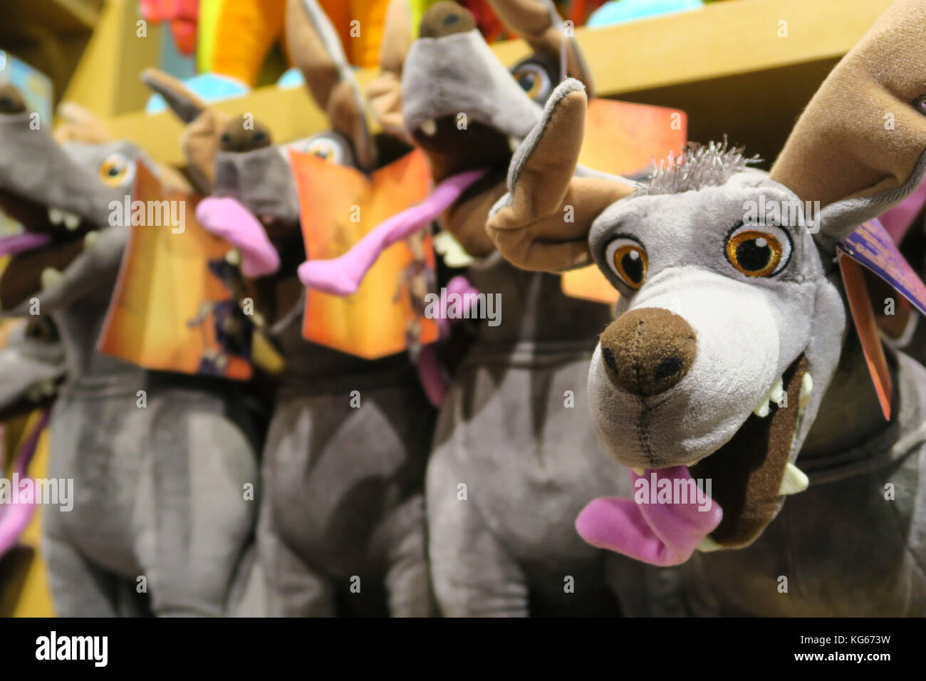 Disney store interno, Times Square NYC Foto Stock