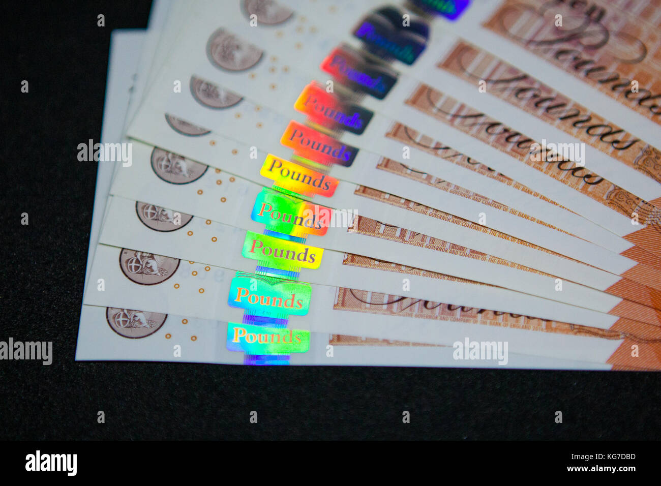 Nuovo £10 Note Foto Stock