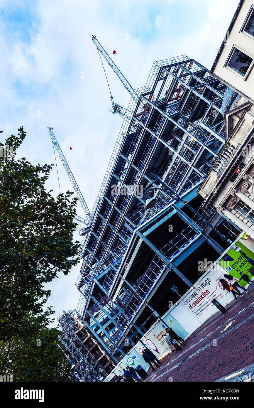 Costruzione di edifici, Londra, Inghilterra, Regno Unito. Foto Stock