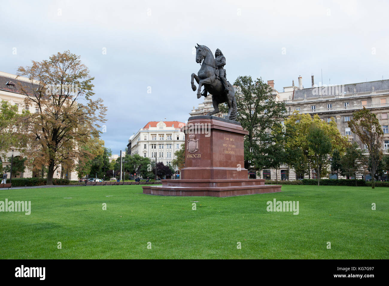 Budapest - 17 settembre 2017: Francesco ii rákóczi era un nobile ungherese e leader della insurrezione ungherese contro gli Asburgo nel 1703-11 come th Foto Stock