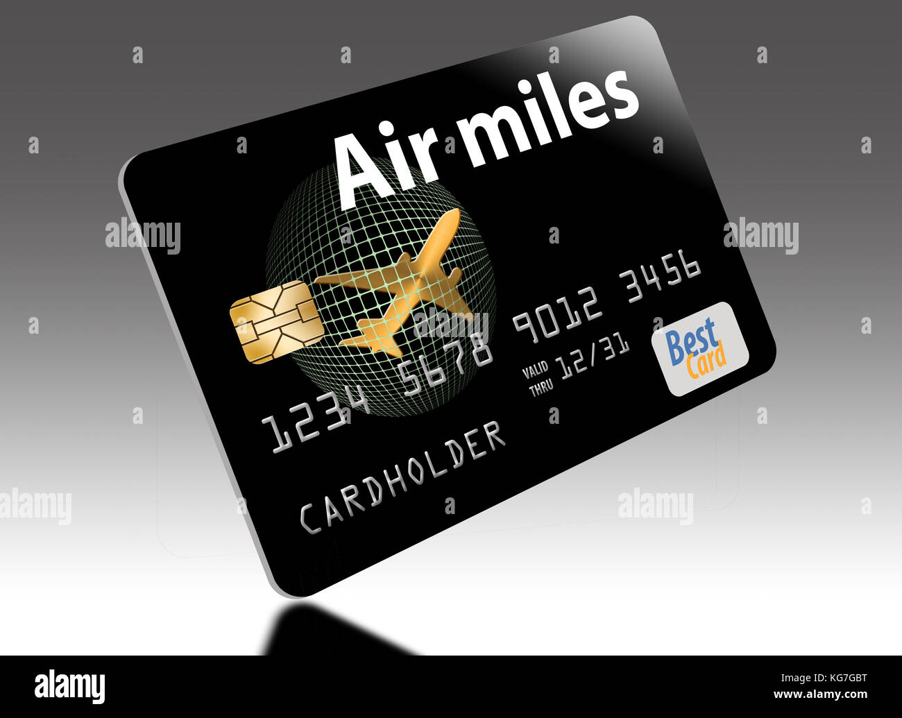 Carte di credito Air Miles e Rewards. Foto Stock