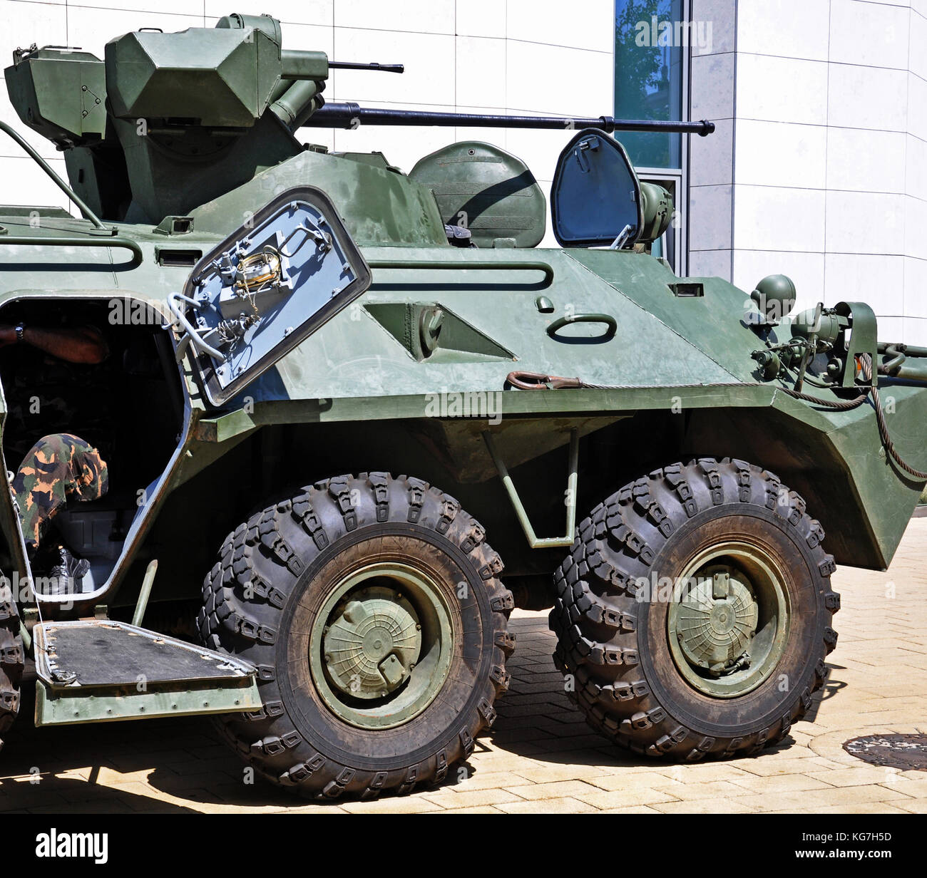 Armored veicolo militare Foto Stock