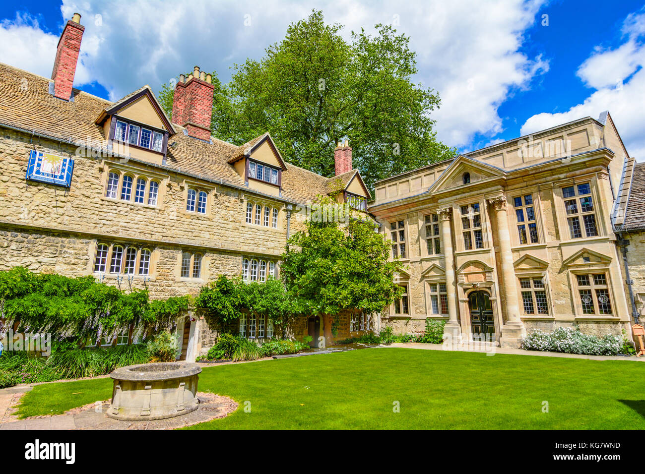 St Edmund Hall College, Oxford University, Cotswolds, Inghilterra Foto Stock