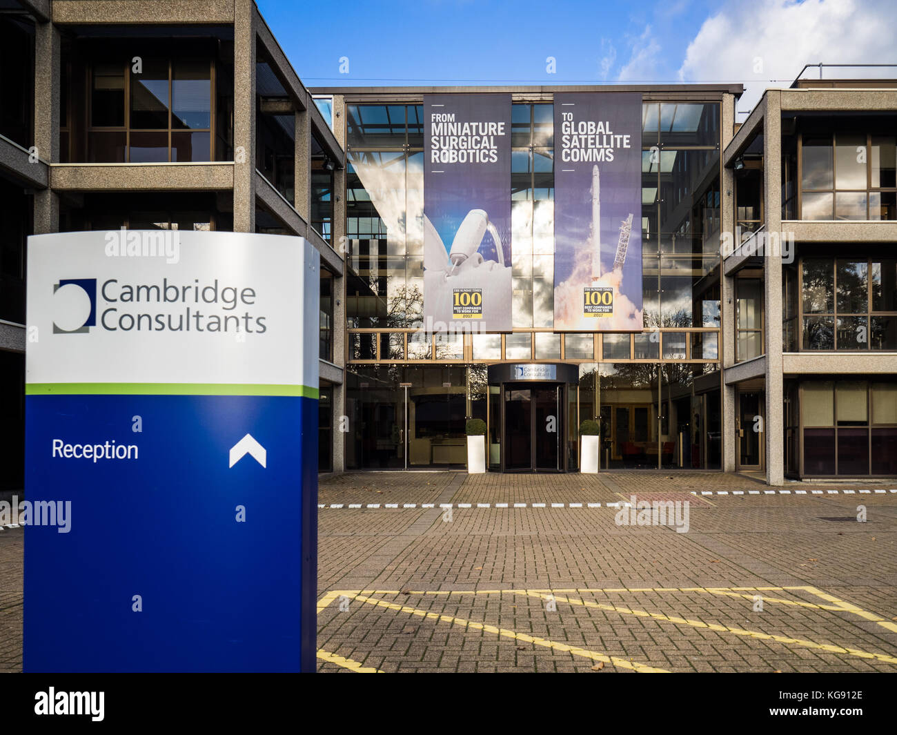 Cambridge uffici di consulenza su Cambridge Science Park Foto Stock