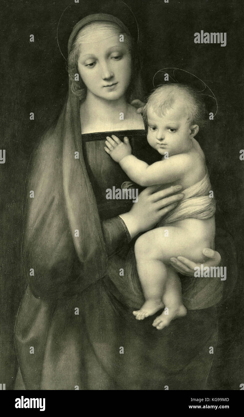 La Vergine del Granduca, dipinto di Raffaello Foto Stock