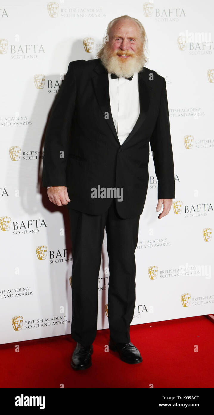 James Cosmo arriva al British Academy Scottish Awards al Radisson Blu Hotel di Glasgow. Foto Stock