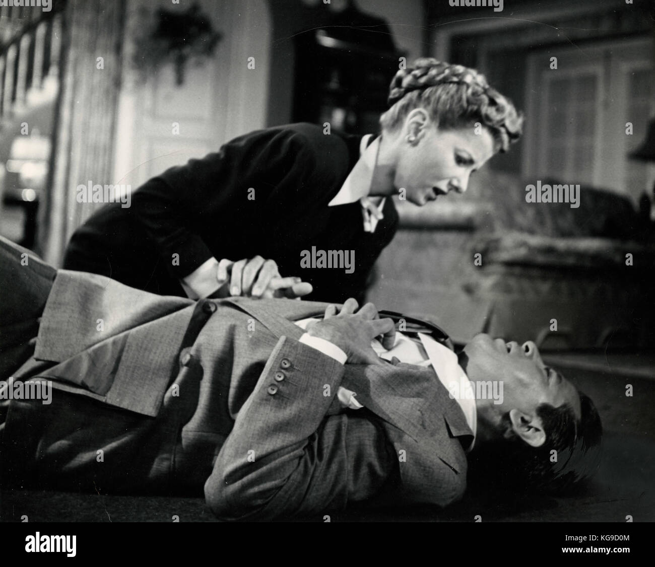 Unidentified film scena dal 1940s Foto Stock