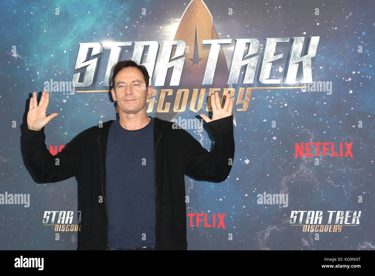 Londra, Regno Unito. 5 Novembre, 2017. Jason Isaacs, Star Trek: Discovery - Ventola speciale Screening di stagione 1 Episodio 8, Millbank Tower, London REGNO UNITO, 05 novembre 2017, Foto di Richard Goldschmidt Credito: ricca di oro/Alamy Live News Foto Stock