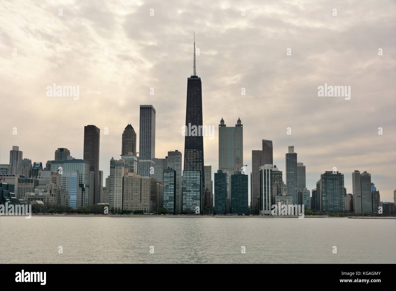 skyline di Chicago Foto Stock