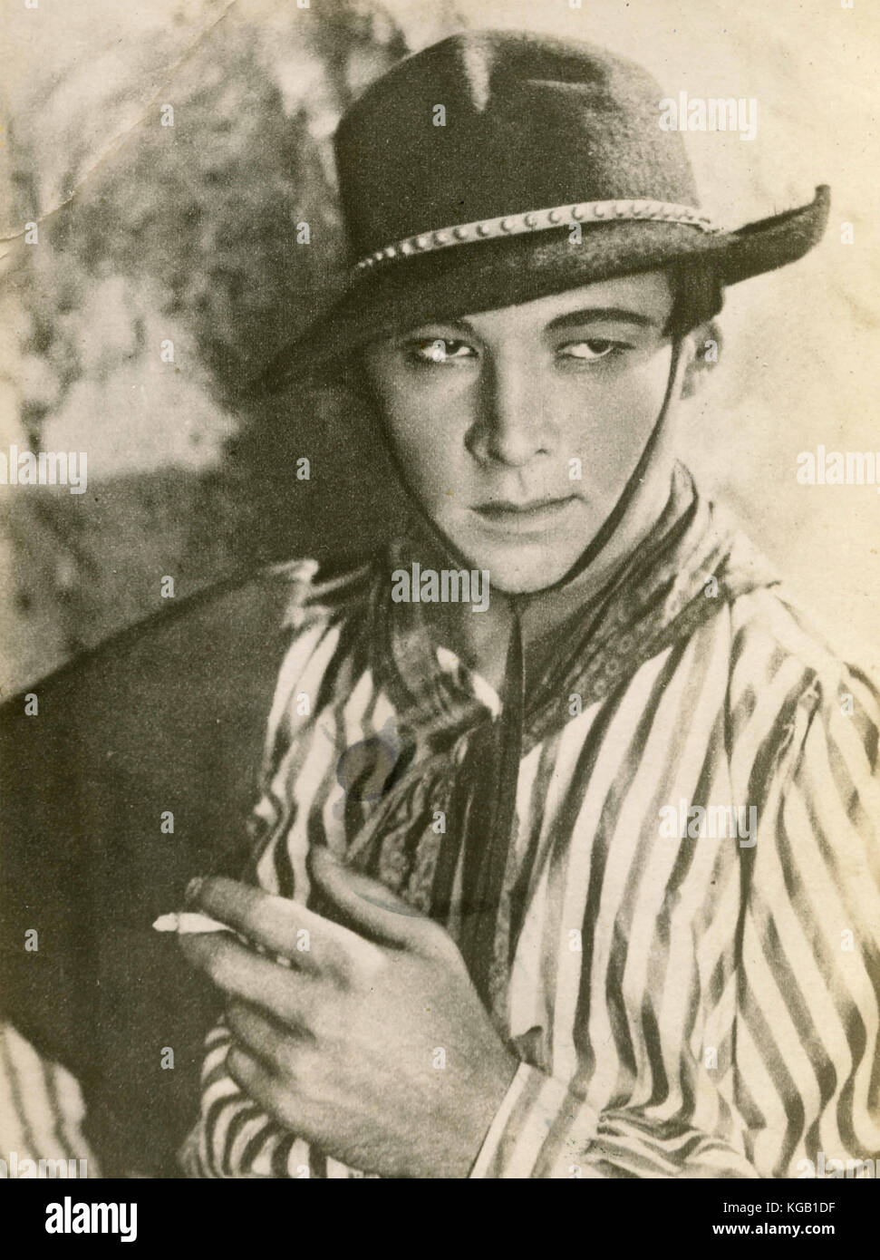 Italiano-nati attore americano Rodolfo Valentino come Julio nel film i quattro cavalieri dell'Apocalisse, 1921 Foto Stock