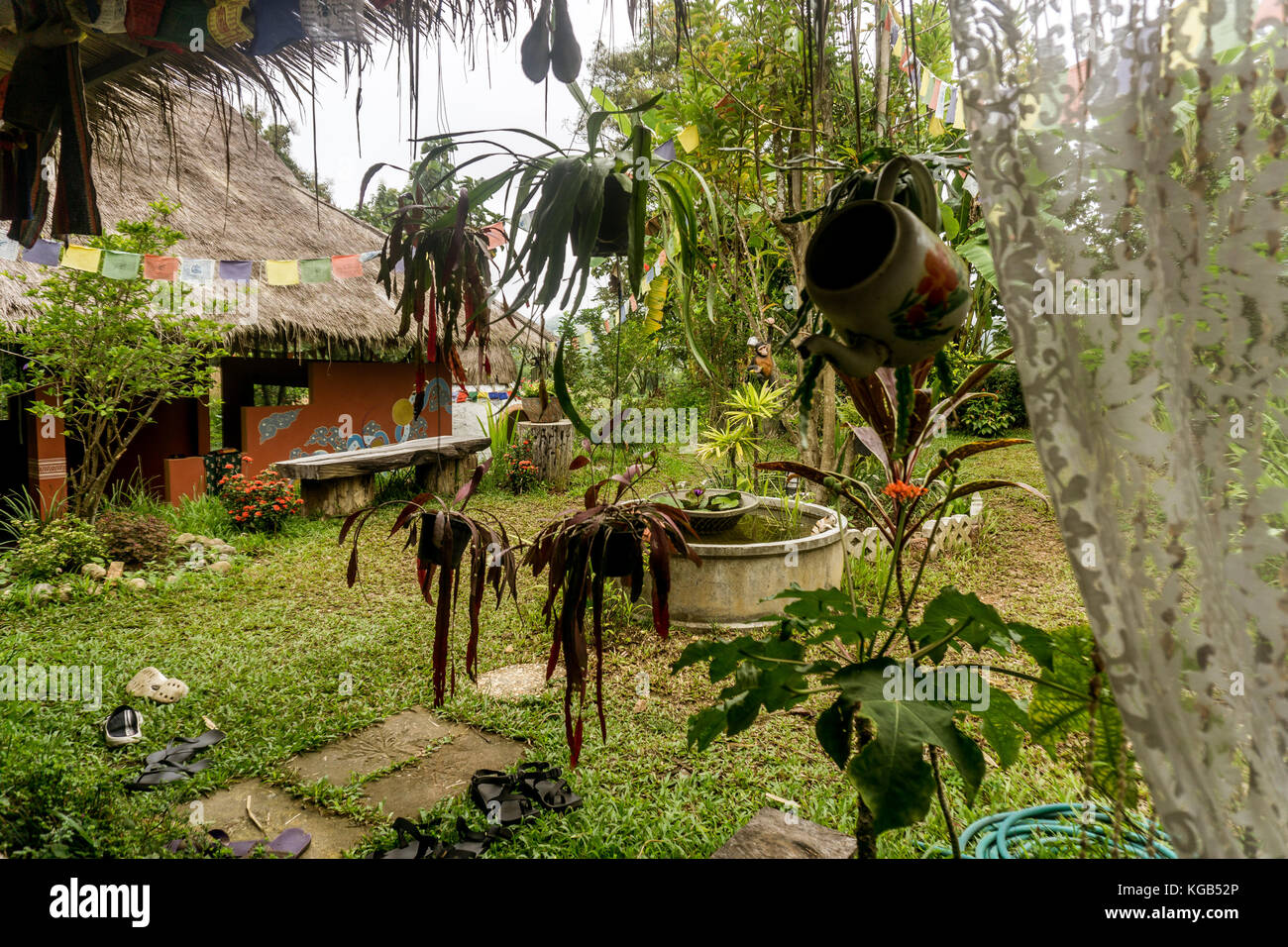 Pai, Thailandia - Xhale ritiro di yoga Foto Stock