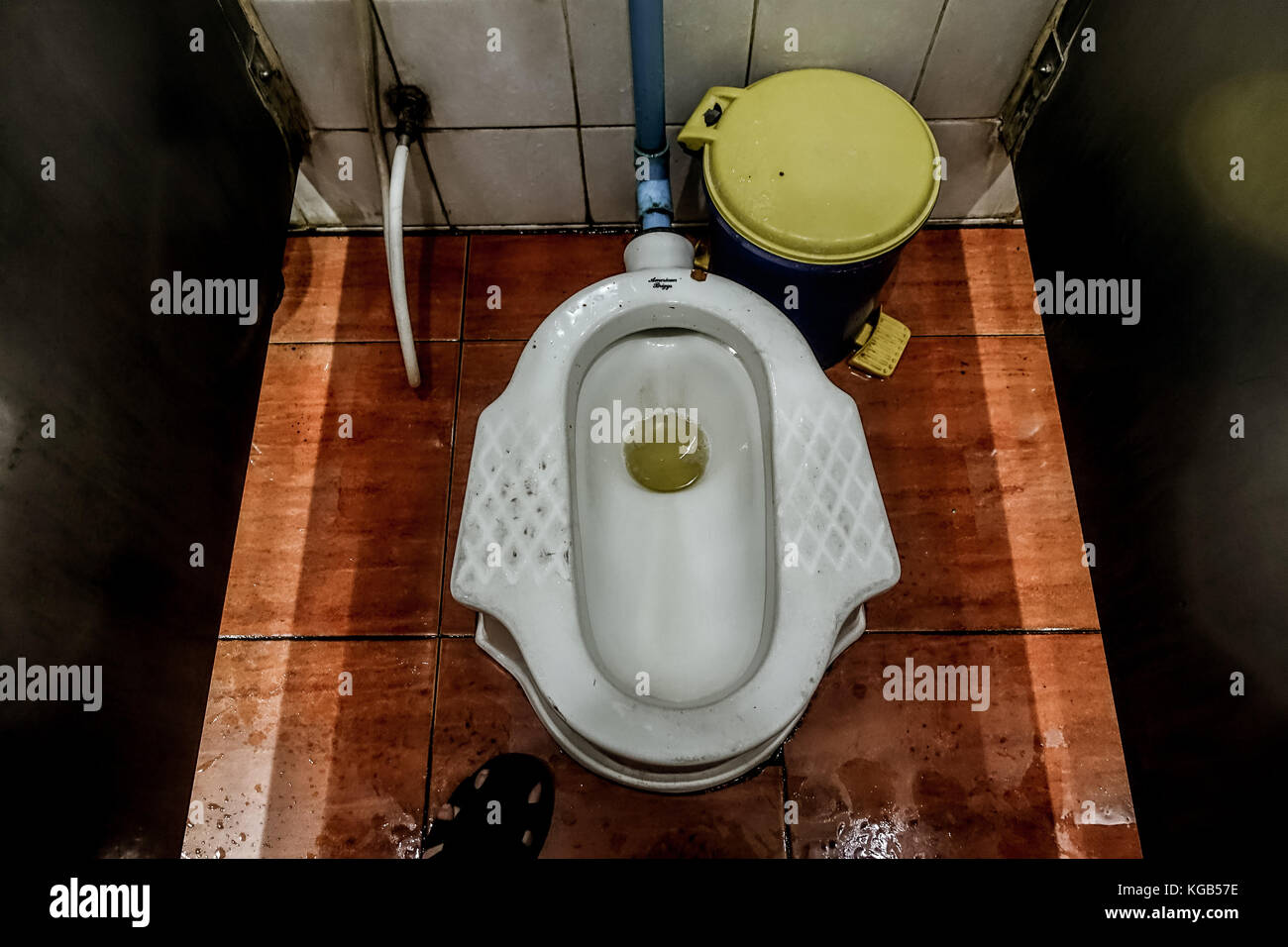 Bangkok, Thailandia - squat wc Foto Stock