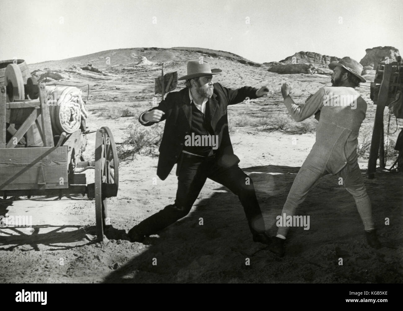 Attore Jason Robards nel film La ballata di Cable Hogue, 1970 Foto Stock