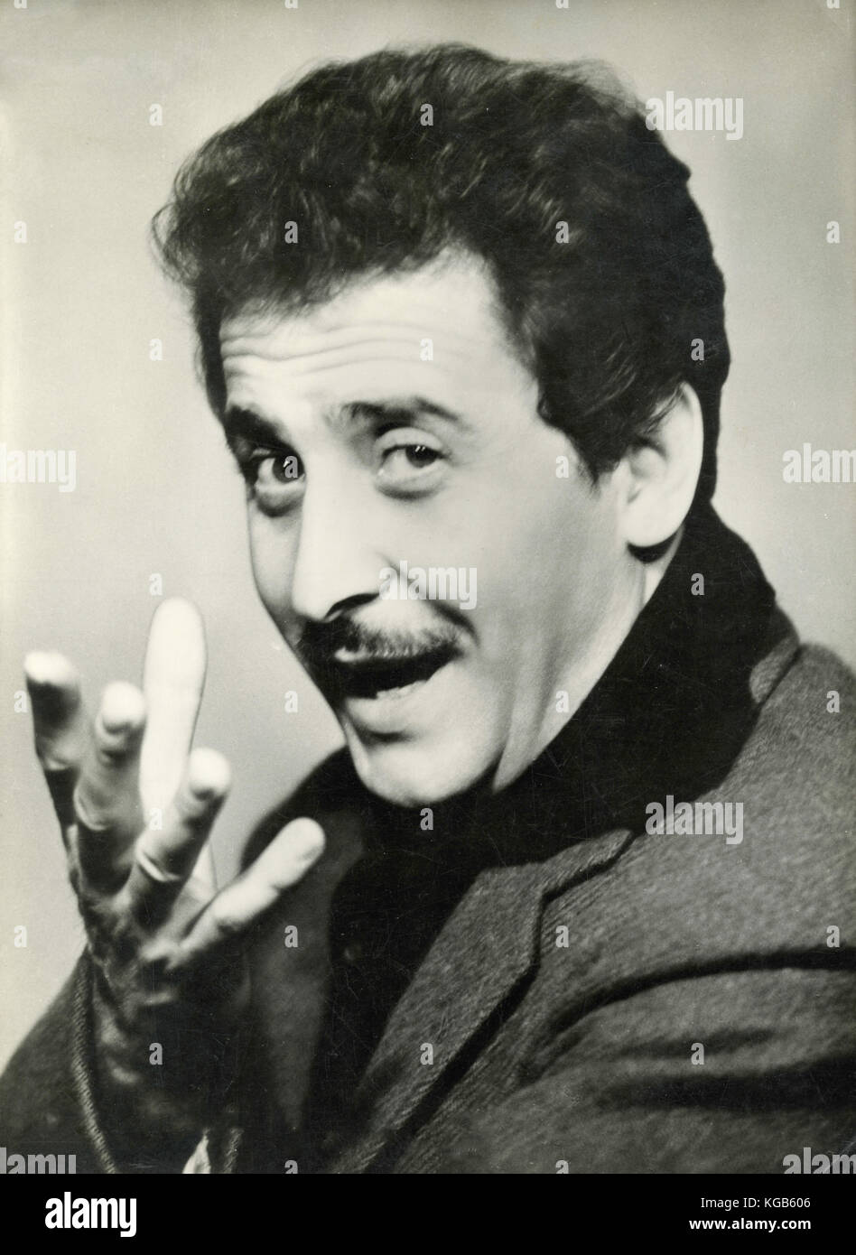 Cantante italiano Domenico Modugno Foto Stock