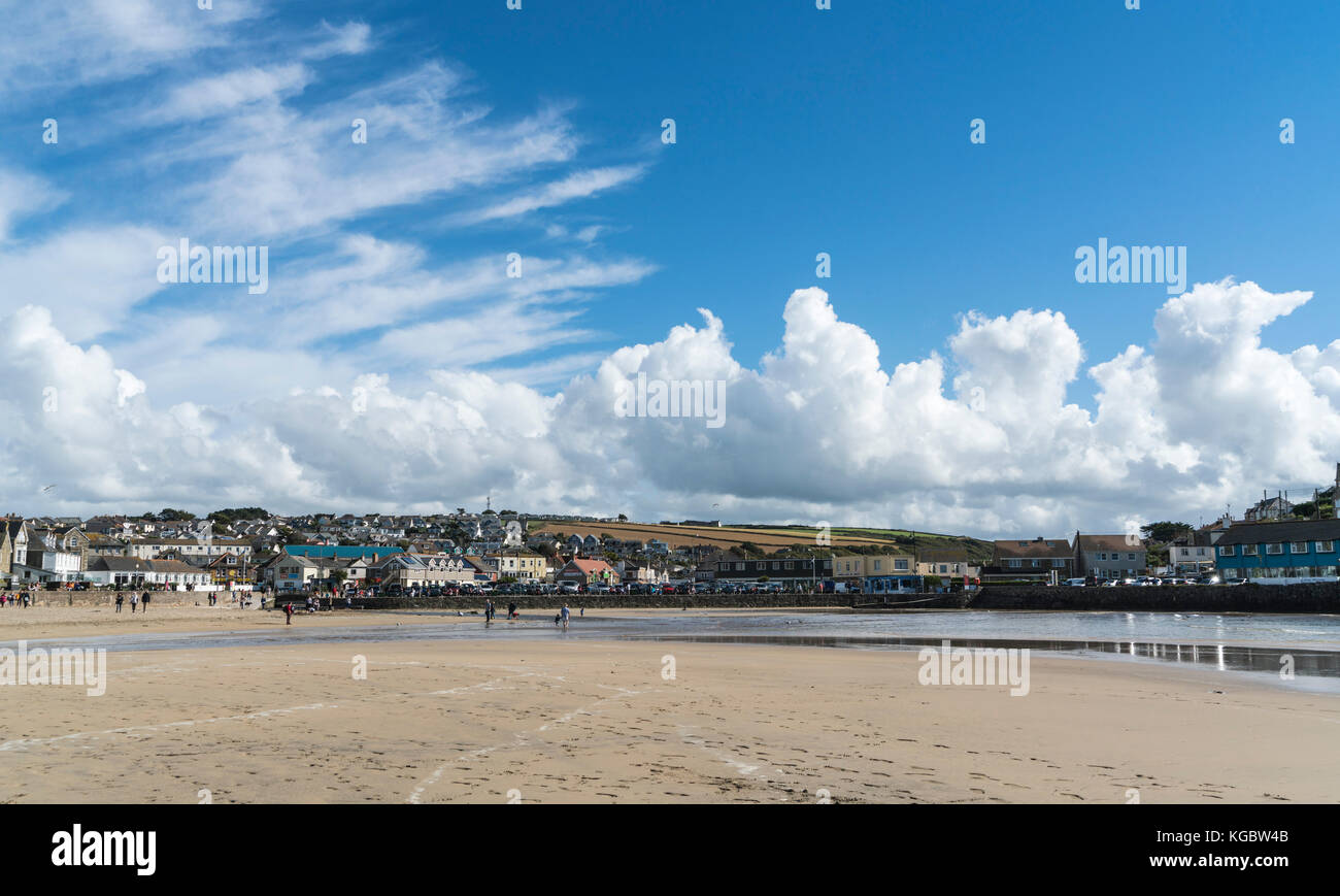 Perranporth, Cornwall, Regno Unito Foto Stock