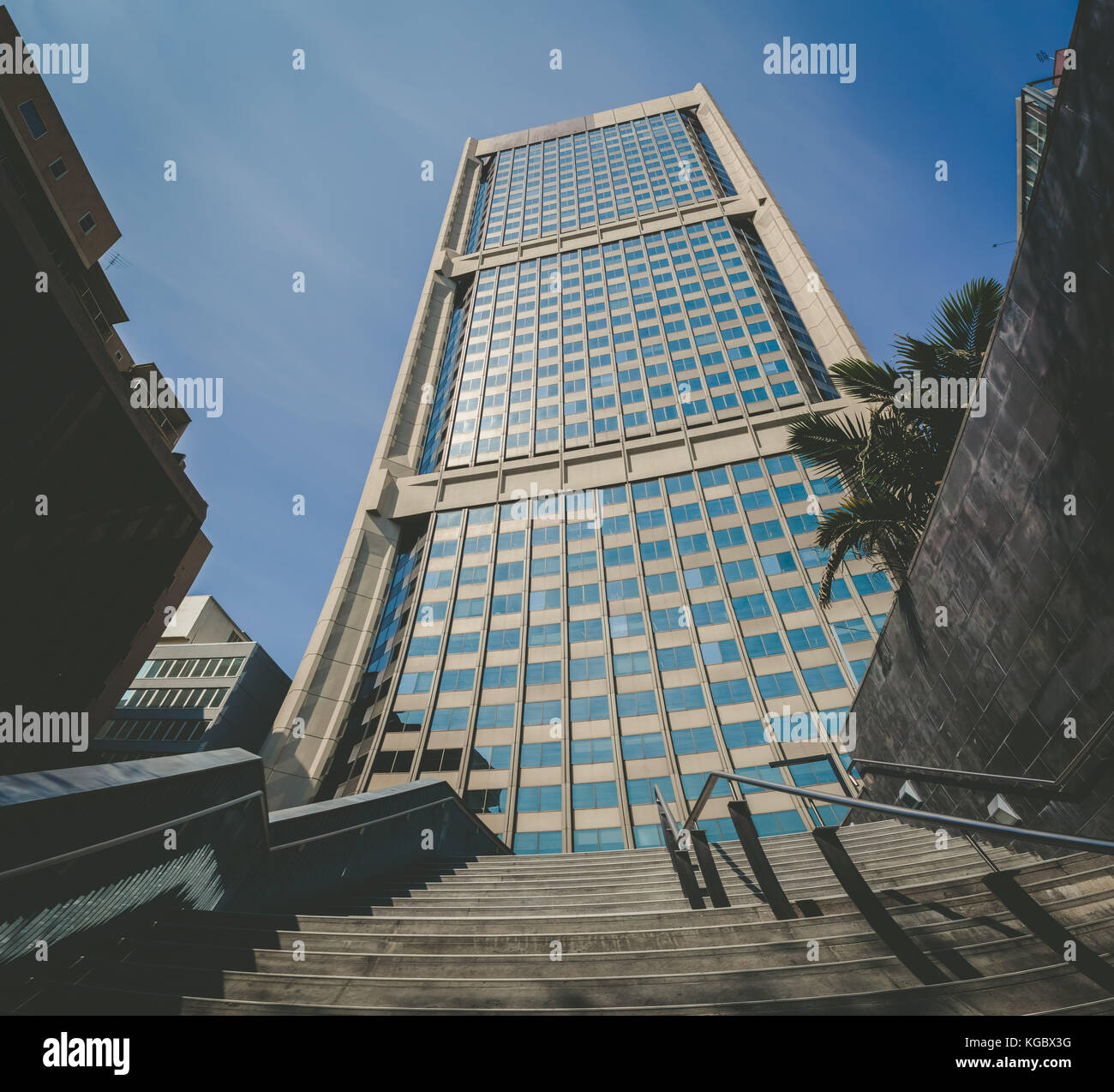 Edificio moderno grattacielo a melbourne, Australia Foto Stock