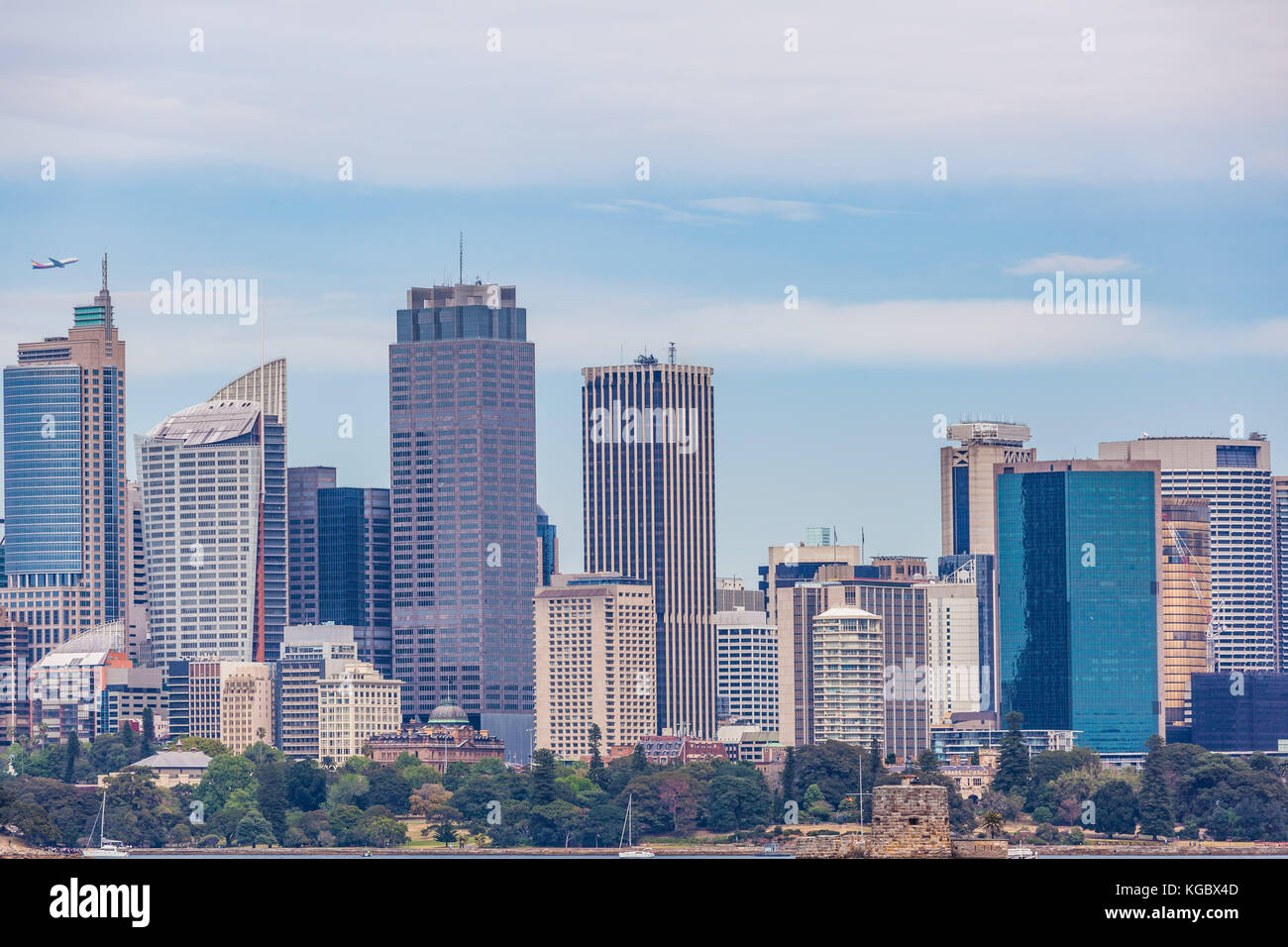 Skyline di Sydney - elevato aumento edifici per uffici nel centro di Sydney, Australia Foto Stock
