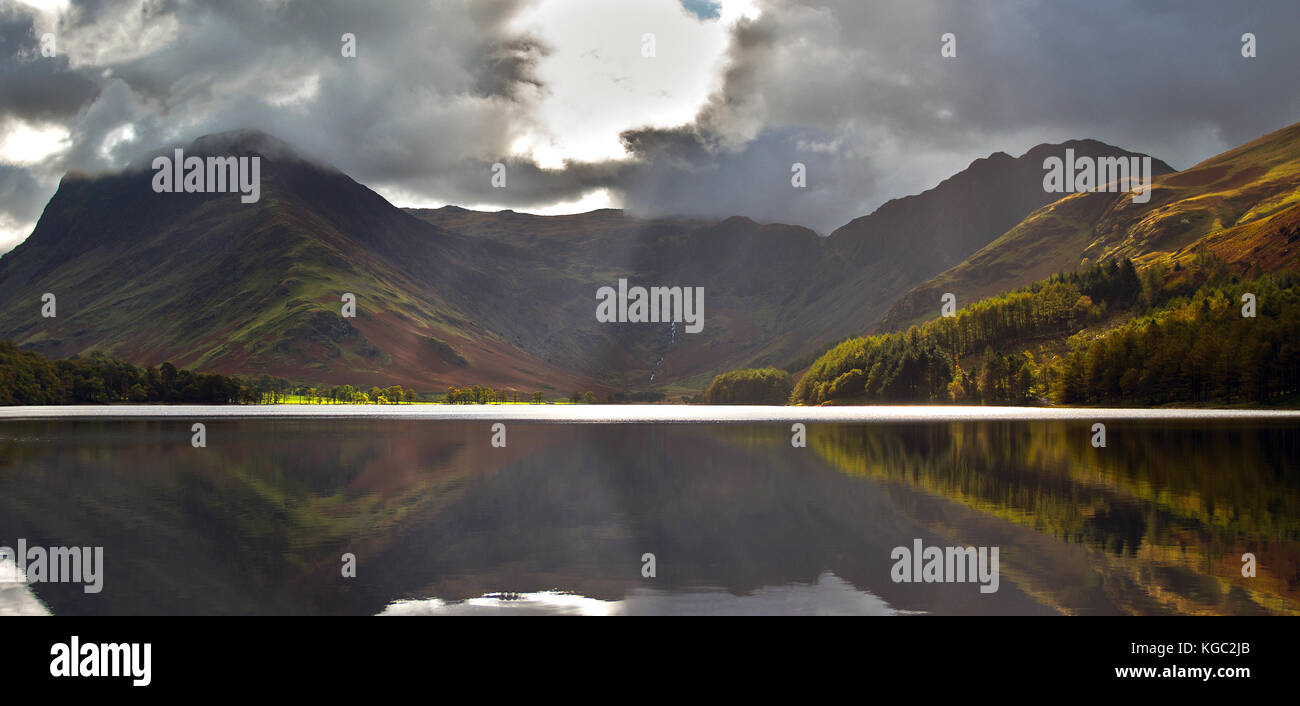 Buttermere lake, cumbria, Lake District. Inghilterra. Foto Stock