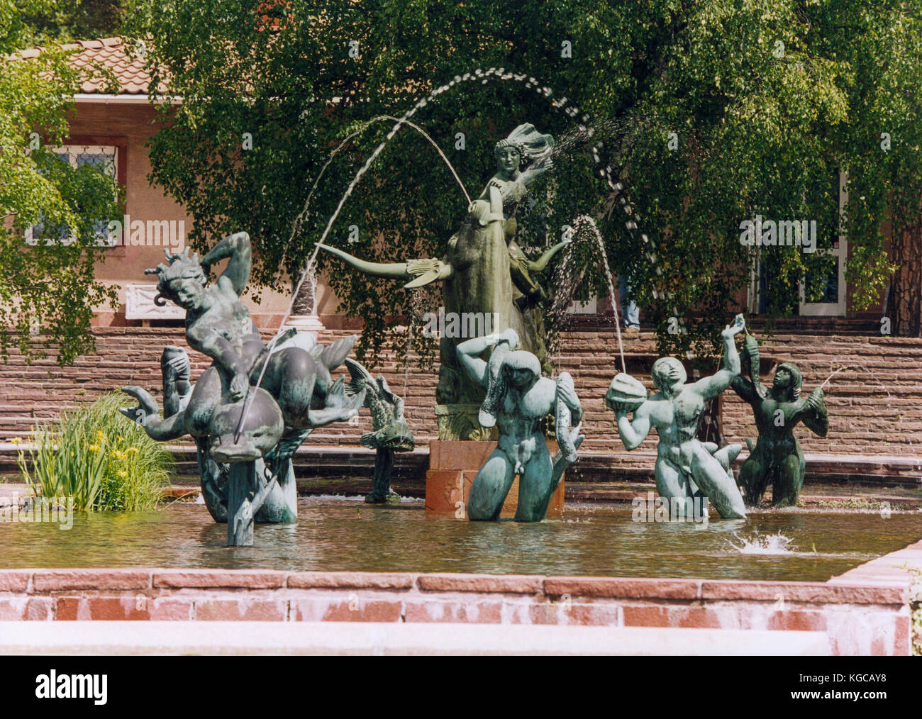 MILLES GÅRDEN at Stockholm Lidingö 2003 un museo all'aperto con sculture di Carl Milles scultura svedese Foto Stock