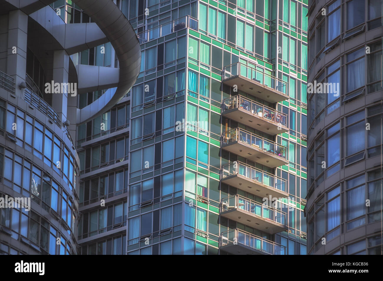 Vancouver Città Architettura Foto Stock