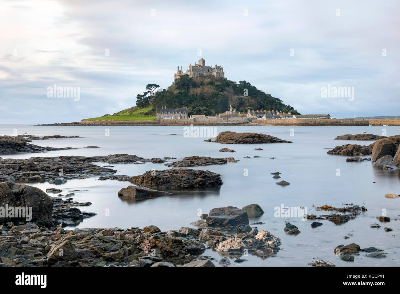 St Michael's Mount, Marazion, Cornwall, England, Regno Unito Foto Stock